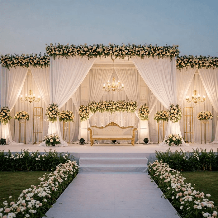 Bride & Groom Setup